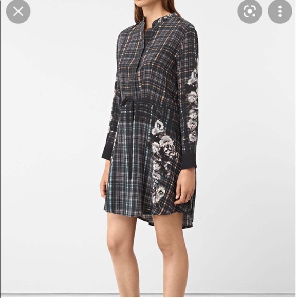 All Saints silk dress - Picture 2 of 7